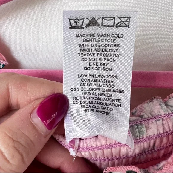 NWT! Bonnie Jean Little Girls Pink Smocked Peasant Floral Dress, Size 3T - Picture 5 of 5